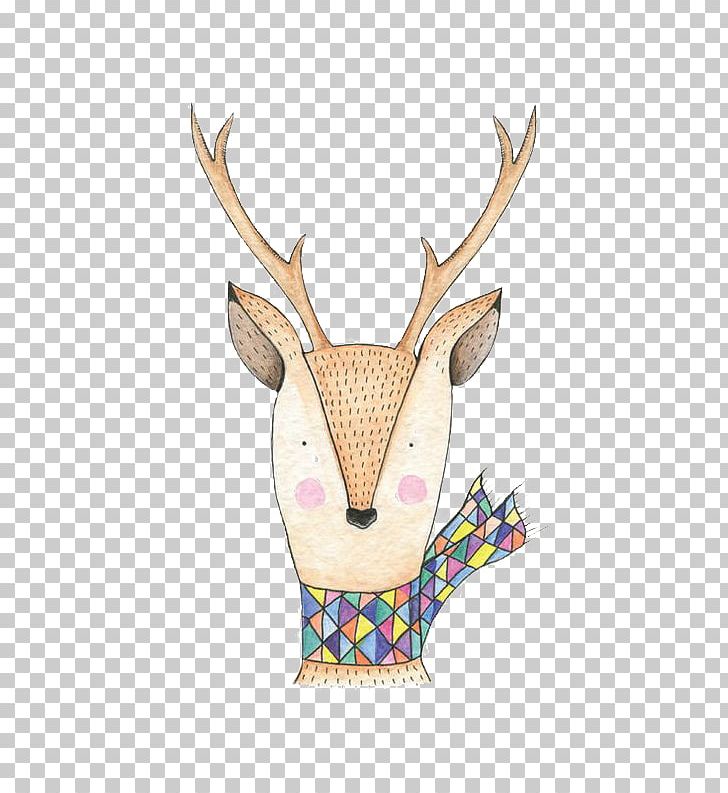 Reindeer Drawing Christmas Illustration PNG, Clipart, Animals, Antler, Art, Cartoon, Child Free PNG Download