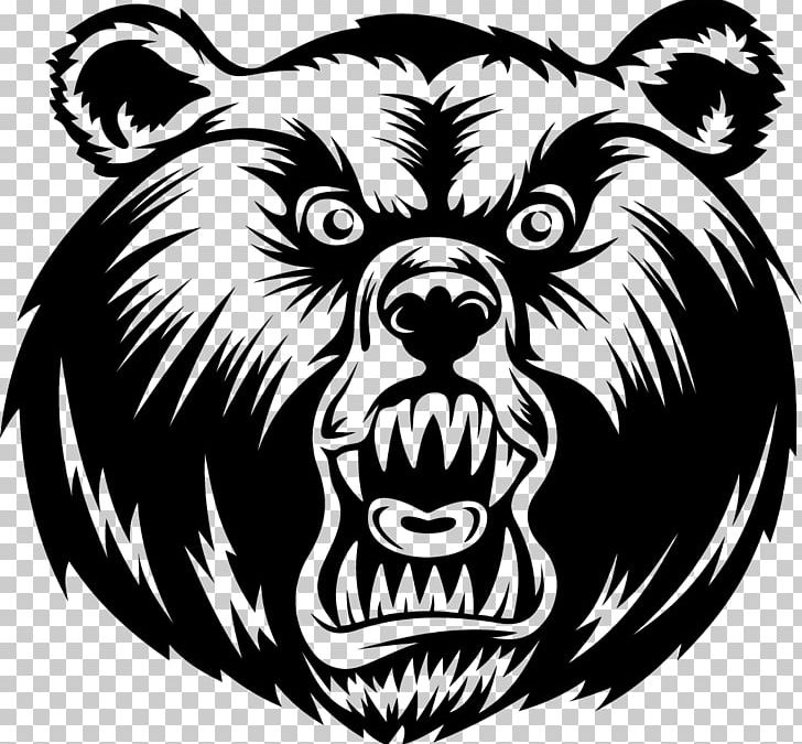 Brown Bear Giant Panda Grizzly Bear PNG, Clipart, Animals, Black And White, Carnivoran, Cartoon, Creative Market Free PNG Download