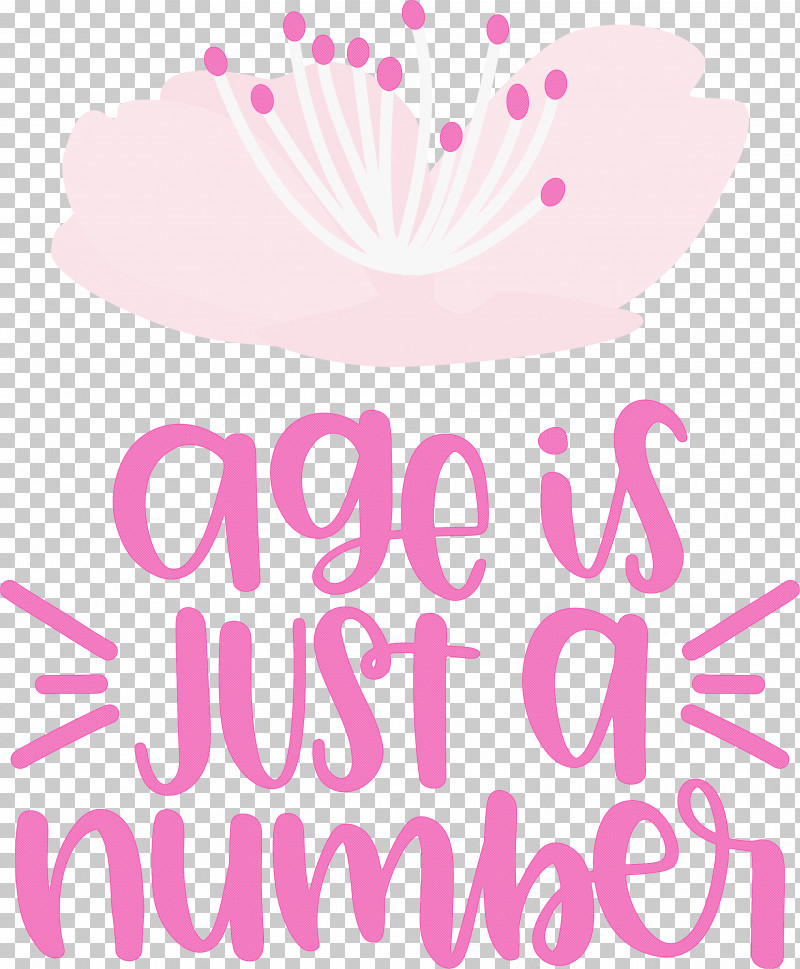 Birthday Age Is Just A Number PNG, Clipart, Birthday, Floral Design, Geometry, Line, Logo Free PNG Download