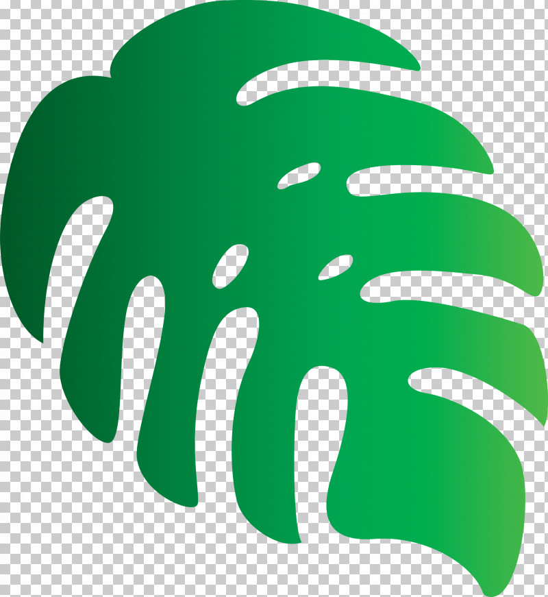Monstera Tropical Leaf PNG, Clipart, Green, Hm, Leaf, Line, Logo Free PNG Download