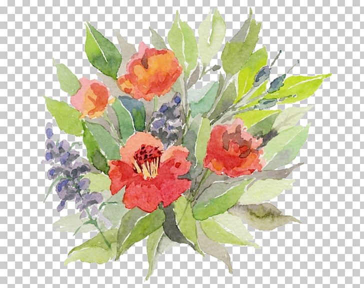 Floral Design Watercolor Painting PNG, Clipart, Annual Plant, Art, Cut Flowers, Drawing, Floral Design Free PNG Download