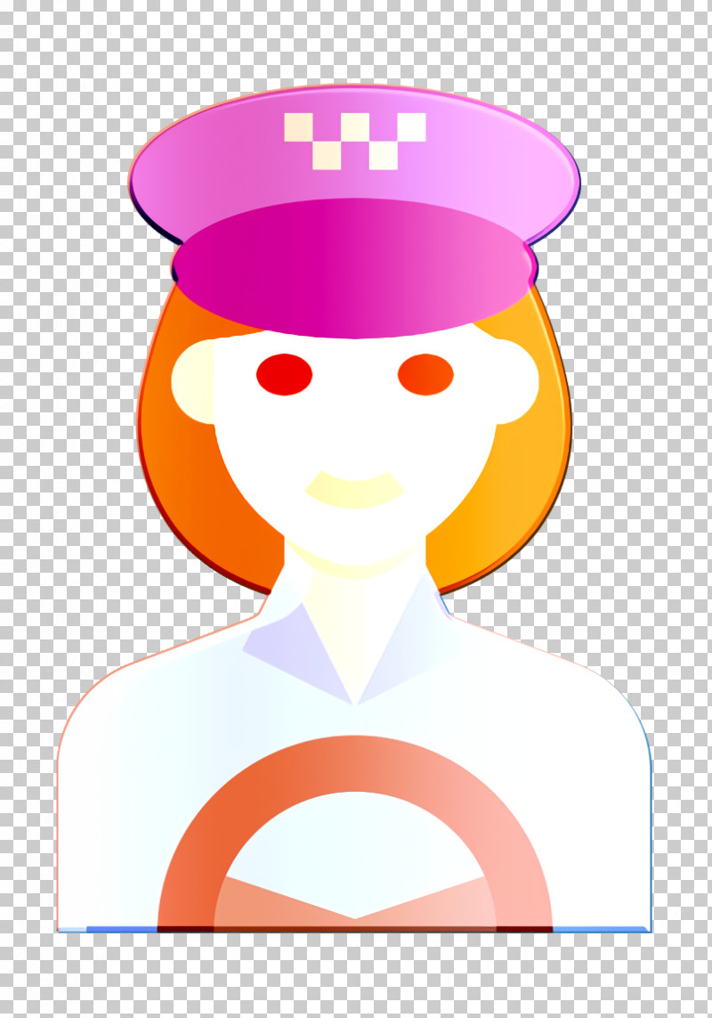Occupation Woman Icon Taxi Driver Icon Professions And Jobs Icon PNG, Clipart, Cartoon, Hat, Headgear, Occupation Woman Icon, Professions And Jobs Icon Free PNG Download