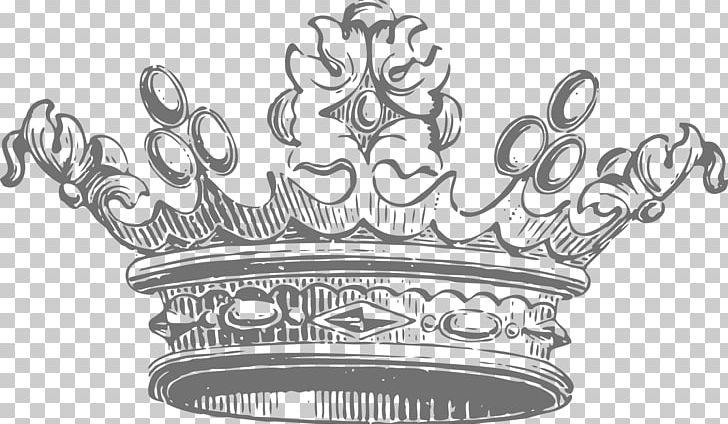 Crown Vecteur Black And White PNG, Clipart, Black And White Handpainted, Canvas, Cartoon Crown, Coroa Real, Crown Free PNG Download
