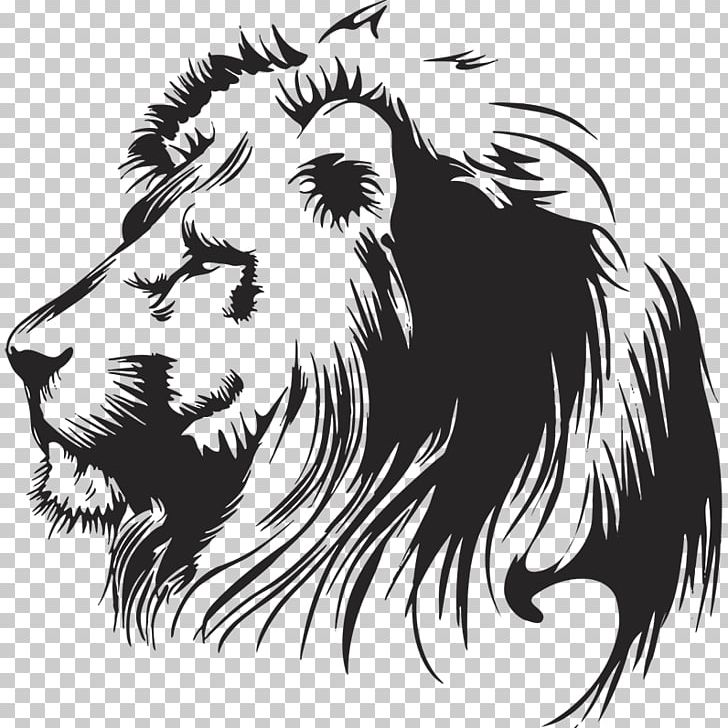 Lion Graphics Drawing Illustration PNG, Clipart, Animal, Animals, Art, Big Cats, Black Free PNG Download