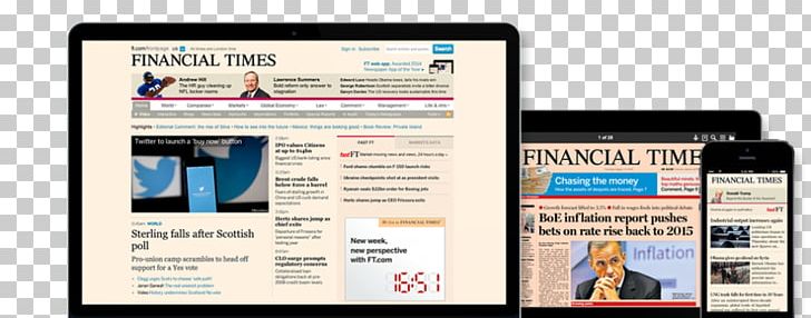 Financial Times Newspaper Advertising The Wall Street Journal Finance PNG, Clipart, Ad Fraud, Advertising, Brand, Display Advertising, Electronics Free PNG Download