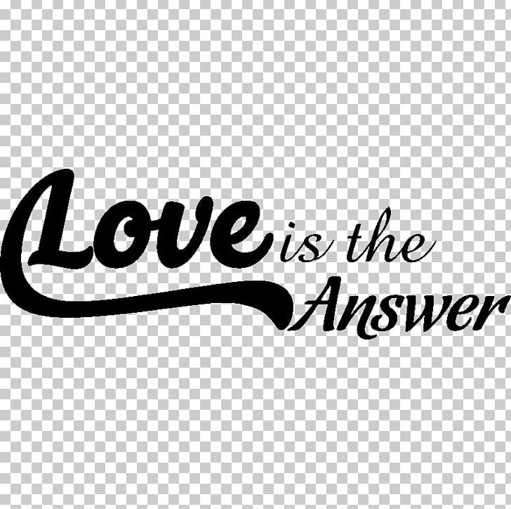 Wall Decal Logo Love Is The Answer PNG, Clipart, Hike, Logo, Love Is The Answer, Stickers, Wall Decal Free PNG Download