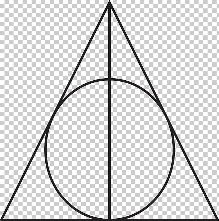 Triangle Draco Malfoy Harry Potter And The Deathly Hallows Symbol Area PNG, Clipart, Angle, Area, Art, Artist, Black And White Free PNG Download