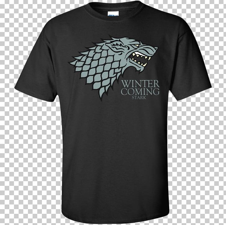 T-shirt Hoodie House Stark Nick Cave Winter Is Coming PNG, Clipart, Active Shirt, Alaskan Klee Kai, Angle, Black, Bluza Free PNG Download