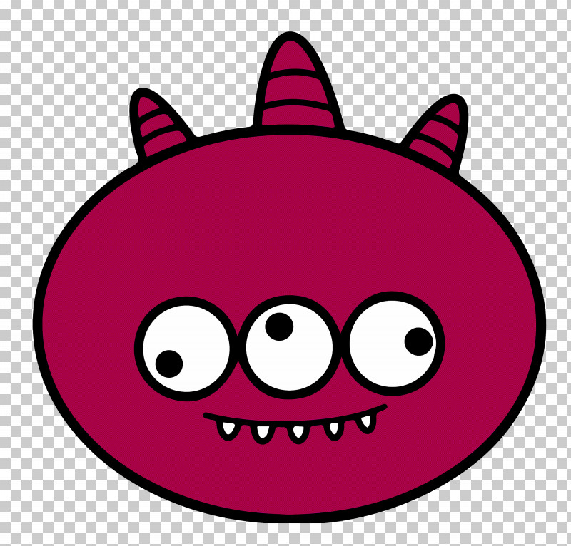 Monster Head Halloween PNG, Clipart, Cartoon, Halloween, Head, Monster, Smiley Free PNG Download