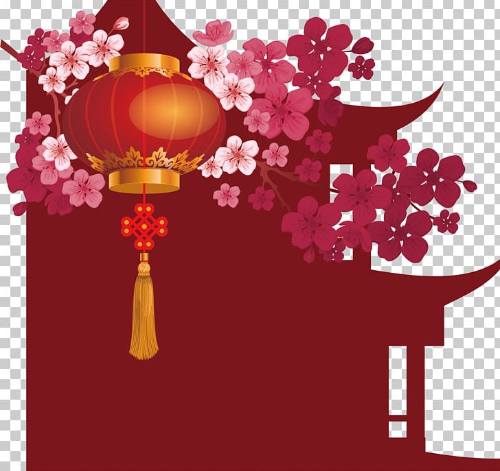 Chinese New Year Lantern Festival Christmas Rooster PNG, Clipart, Chinese Style, Computer Wallpaper, Flower, Flower Arranging, Greeting Card Free PNG Download