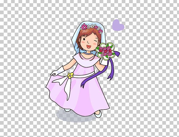 Cartoon Bride PNG, Clipart, 114 Gallery, Art, Balloon Cartoon, Bou, Bouquet Of Flowers Free PNG Download