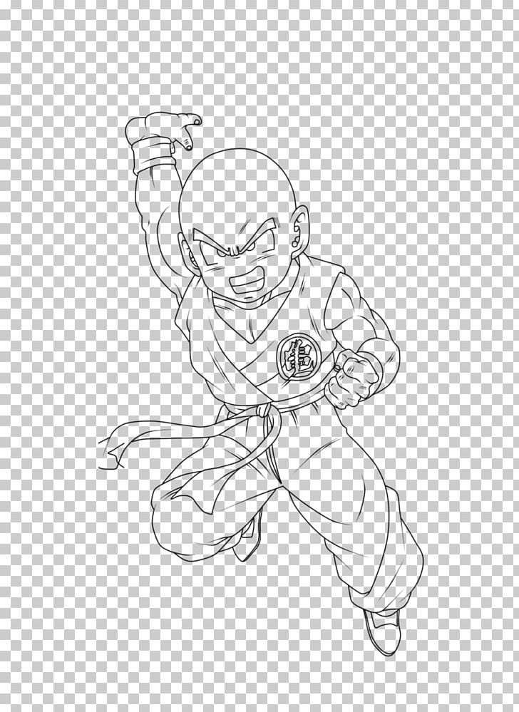 Krillin Majin Buu Goku Dragon Ball Sketch PNG, Clipart, Angle, Arm, Artwork, Black And White, Cartoon Free PNG Download