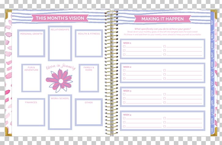 Paper Hardcover Bloom Daily Planners 0 Planning PNG, Clipart, 2017, 2018, Area, August, Bloom Daily Planners Free PNG Download