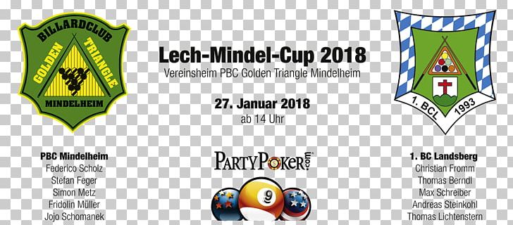 PBC "Golden Triangle" Mindelheim 1. BC Landsberg Billiards Pool PNG, Clipart, Area, Ball, Billiards, Brand, Facebook Free PNG Download