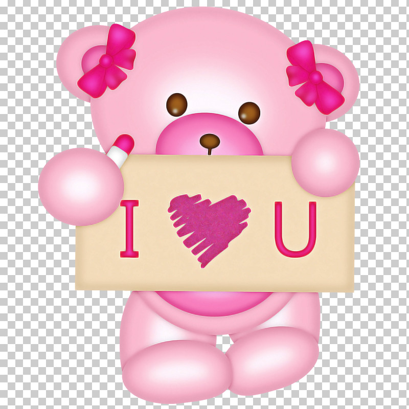 Teddy Bear PNG, Clipart, Balloon, Heart, Love, Magenta, Pink Free PNG Download