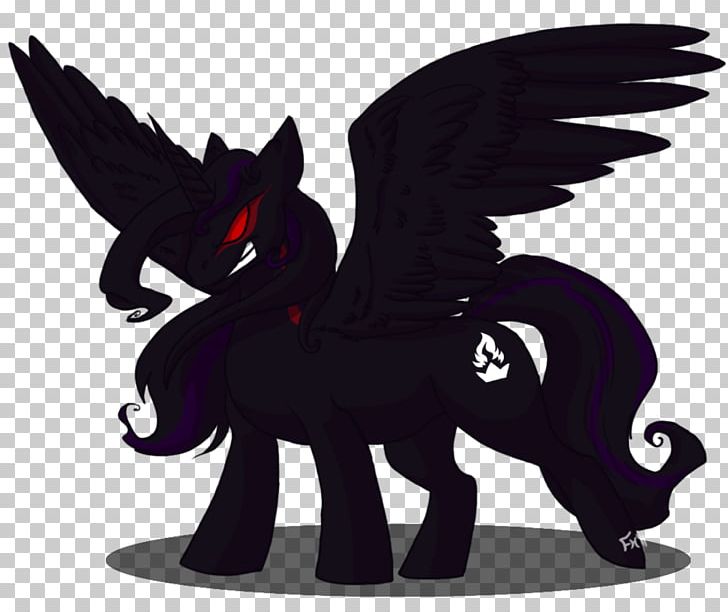 My Little Pony Horse Winged Unicorn Equestria PNG, Clipart, Animals, Black, Black Stallion, Darkness, Deviantart Free PNG Download