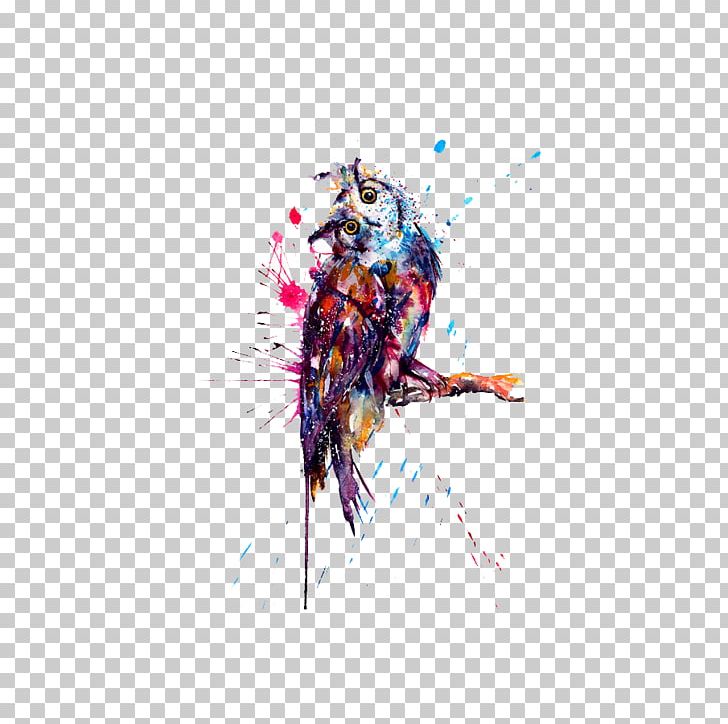 Owl Tattoo Watercolor Painting Drawing Sketch PNG, Clipart, Animals, Art, Computer Wallpaper, Fictional Character, Graphic Free PNG Download