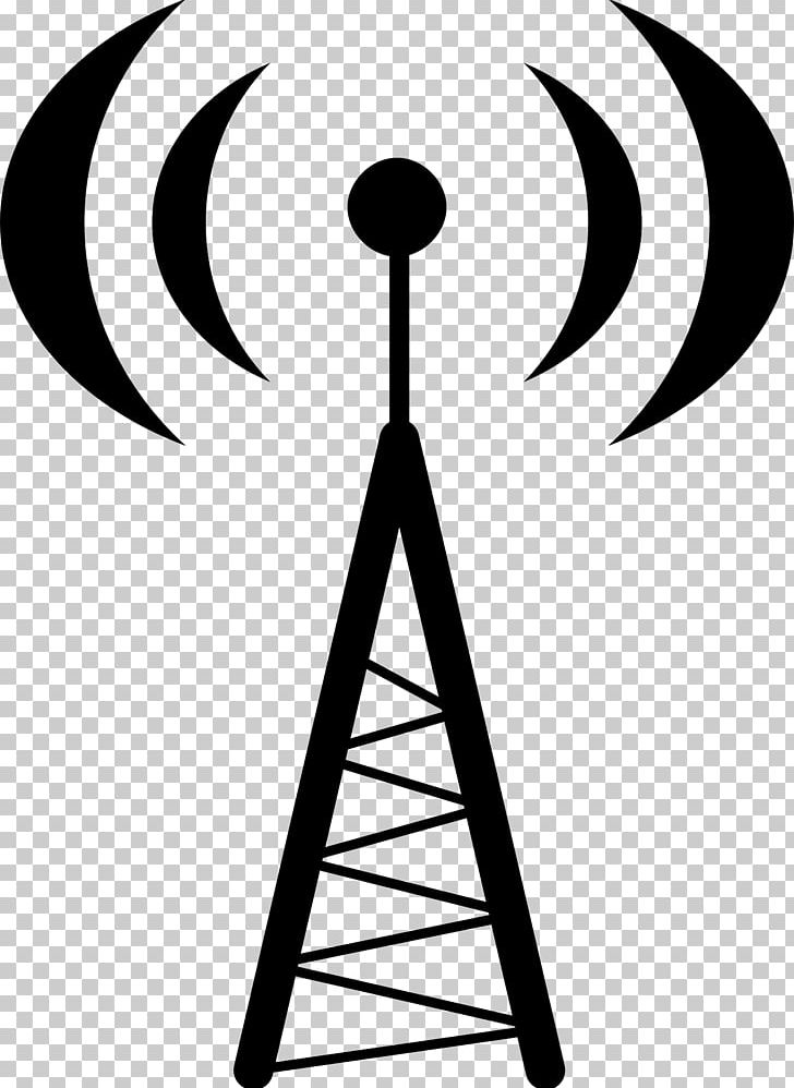 Aerials Telecommunications Tower Radio Wave PNG, Clipart, Aerial, Antenna, Artwork, Black And White, Cable Television Free PNG Download