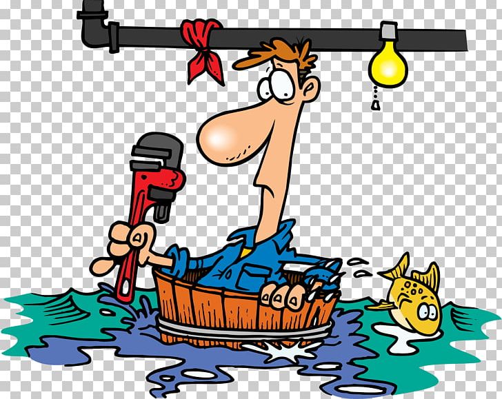 Leak Plumber Cartoon Plumbing PNG, Clipart, Art, Artwork, Bathroom, Cartoon, Church Free PNG Download