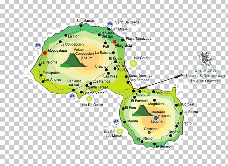 Map Ometepe Island Isla De Quiste San Juan Del Sur PNG, Clipart, Area, Cruz, Diagram, Esquipulas, Hostel Free PNG Download