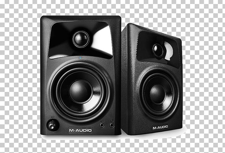 Studio Monitor M-Audio AV32 / AV42 M-Audio AV32.1 Recording Studio PNG, Clipart, Audio, Audio Equipment, Black And White, Car Subwoofer, Computer Speaker Free PNG Download