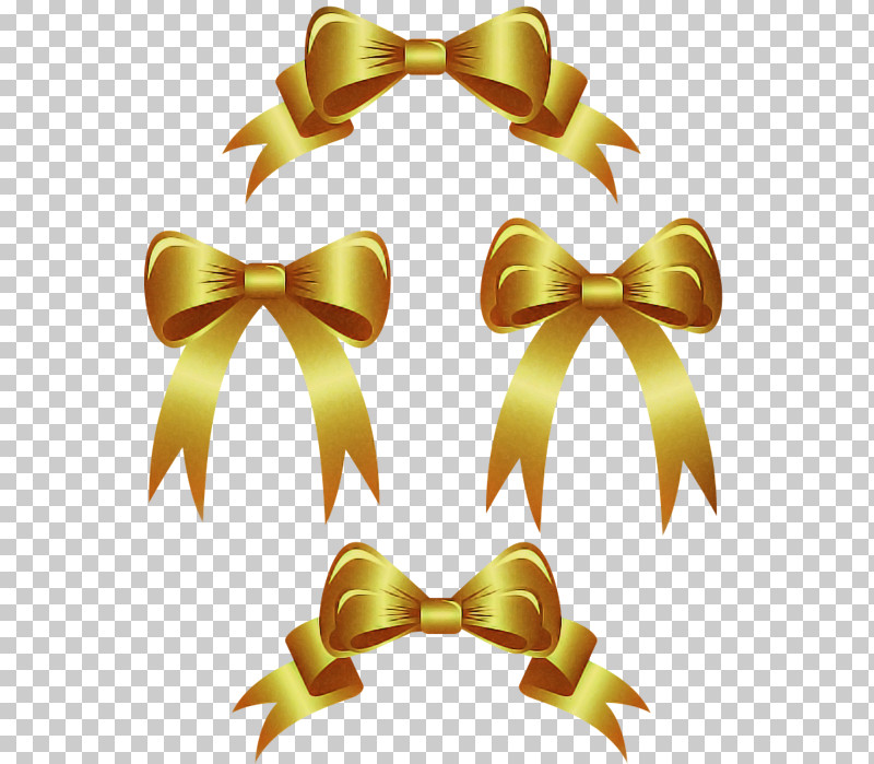 Bow Tie PNG, Clipart, Bow Tie, Gold, Ribbon, Yellow Free PNG Download