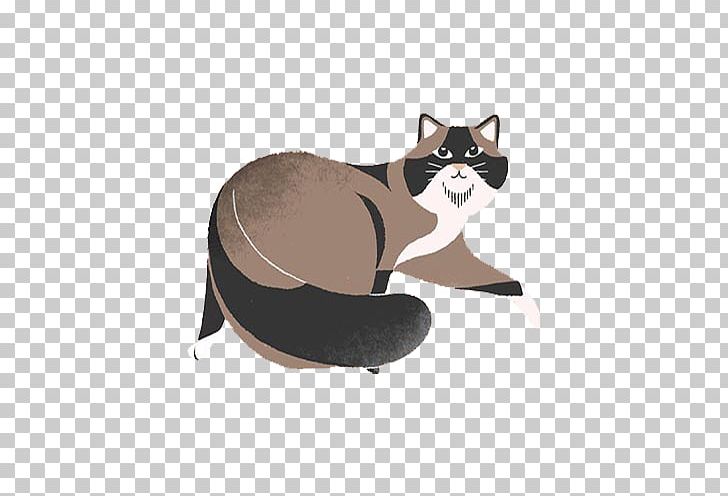 Whiskers Black Cat Illustration Png Clipart Adobe Illustrator Animals Carnivoran Cartoon Cat Free Png Download