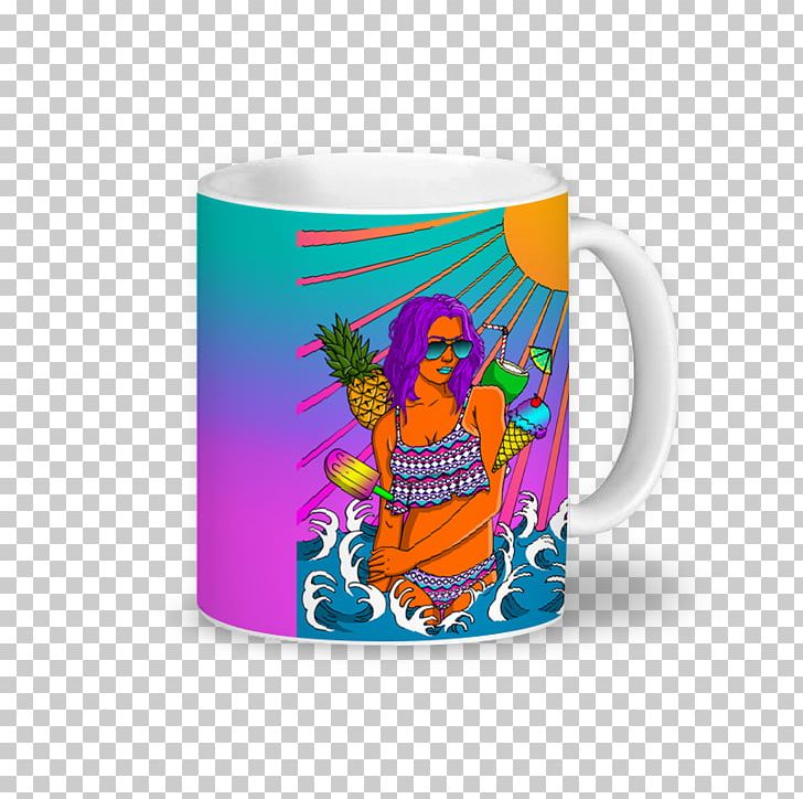 Mug Beach T-shirt Art Ceramic PNG, Clipart, Art, Bathing, Beach, Cactus, Ceramic Free PNG Download