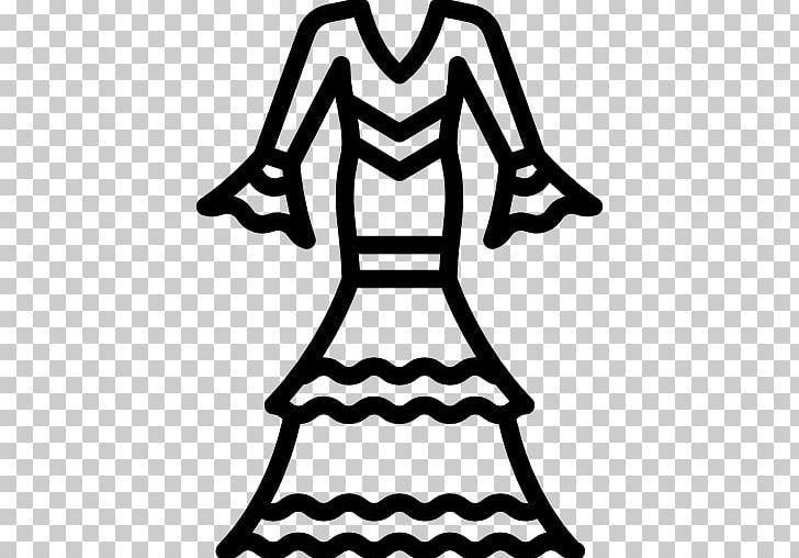 Dress Clothing Folk Costume Gown PNG, Clipart, Artwork, Black, Black And White, Clothing, Computer Icons Free PNG Download