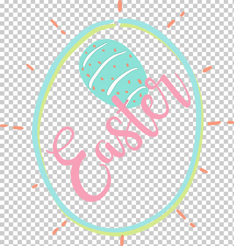 Turquoise Text Line Font Logo PNG, Clipart, Circle, Easter Day, Easter Sunday, Happy Easter, Line Free PNG Download
