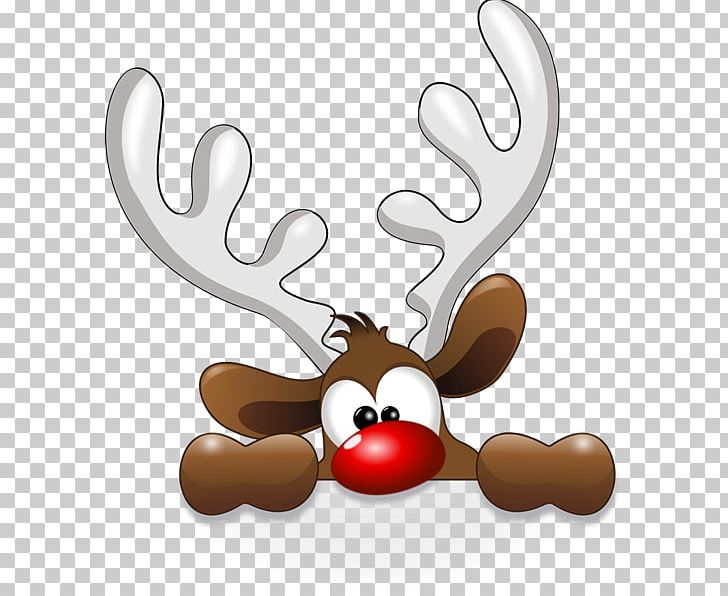 Rudolph Reindeer Santa Claus PNG, Clipart, Antler, Cartoon, Christmas, Christmas Card, Cuteness Free PNG Download