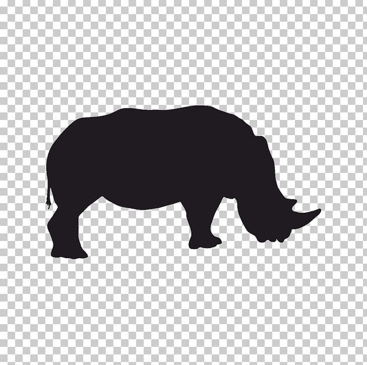 Black Rhinoceros Save The Rhino Indian Rhinoceros Silhouette PNG, Clipart, Animals, Black , Black And White, Canidae, Carnivoran Free PNG Download
