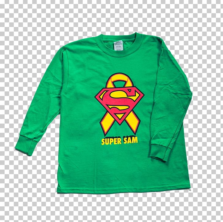 Long-sleeved T-shirt Long-sleeved T-shirt Superman Logo PNG, Clipart, Active Shirt, Brand, Clothing, Green, Logo Free PNG Download