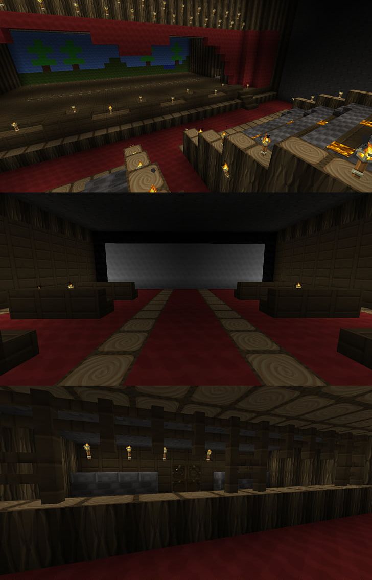 Minecraft: Pocket Edition Theatre Stage Theater PNG, Clipart, Art, Auditorium, Cinema, Computer Wallpaper, Darkness Free PNG Download