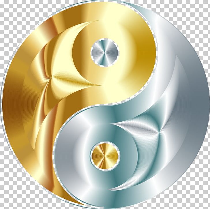 Yin And Yang Gold Silver Symbol PNG, Clipart, Adi, Circle, Clip Art, Computer Wallpaper, Gold Free PNG Download