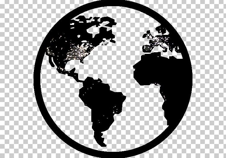 Globe World Earth Computer Icons Graphics PNG, Clipart, Black And White, Circle, Computer Icons, Download, Earth Free PNG Download