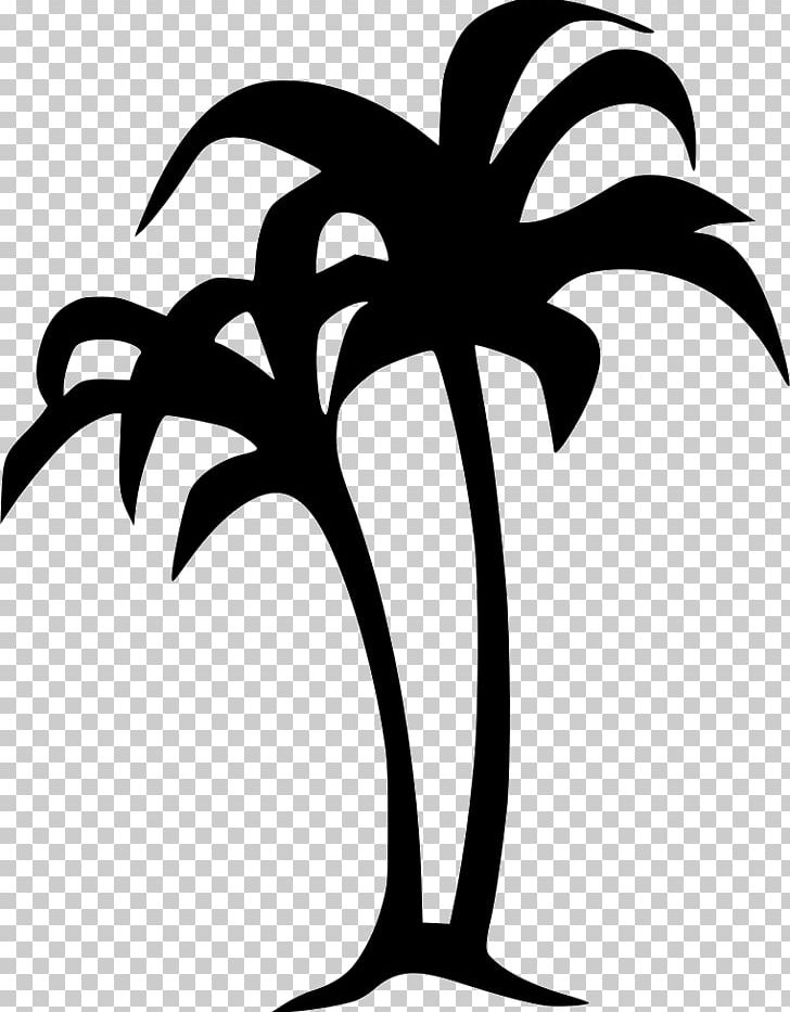 Arecaceae Tree Date Palm Computer Icons PNG, Clipart, Artwork, Black And White, Branch, Flora, Flower Free PNG Download