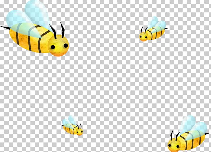 Bee Cartoon Illustration PNG, Clipart, Bee Hive, Beehive, Bee Honey, Bees, Bees Honey Free PNG Download