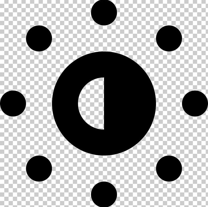 Computer Icons Symbol Contrast Circle Number PNG, Clipart, Angle, Arrow, Black, Black And White, Circle Free PNG Download