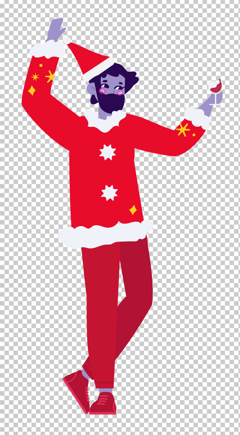 Celebrating Christmas Party PNG, Clipart, Celebrating, Character, Christmas, Costume, Mascot Free PNG Download