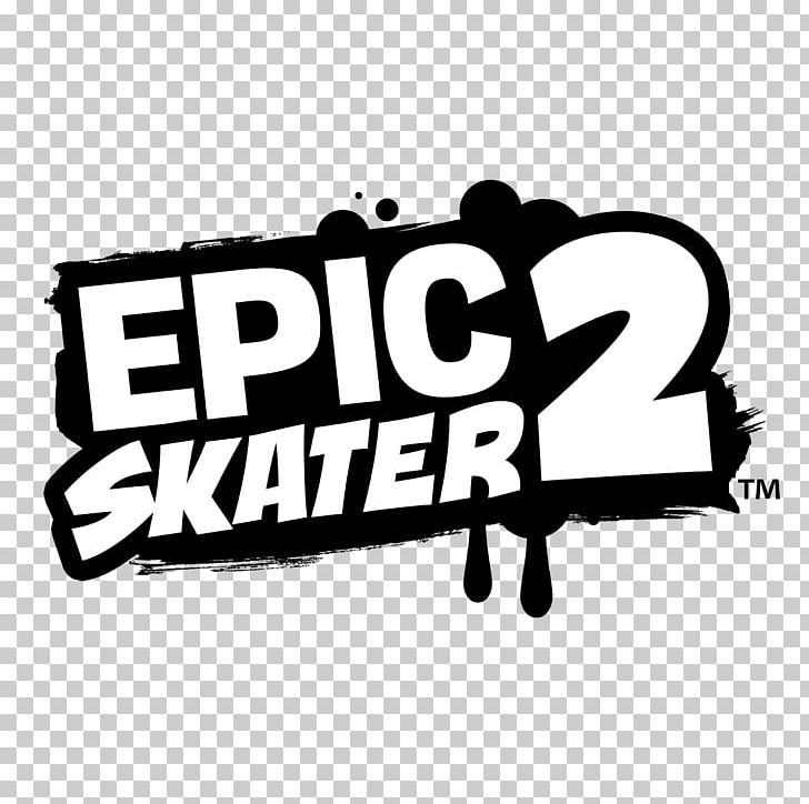 Logo Epic Skater 2 Brand Font PNG, Clipart, Area, Art, Black And White, Brand, Epic Skater Free PNG Download