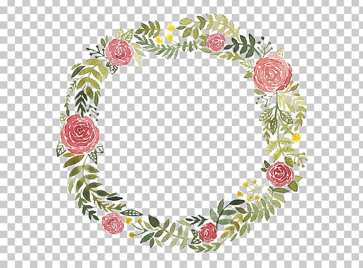 Watercolor Painting Wreath PNG, Clipart, Art, Cut Flowers, Decor, Flora, Floral Design Free PNG Download