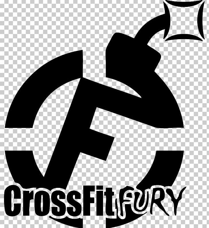 Logo CrossFit Fury Brand Font PNG, Clipart, Area, Arm, Black And White, Brand, Brinzolamide Free PNG Download