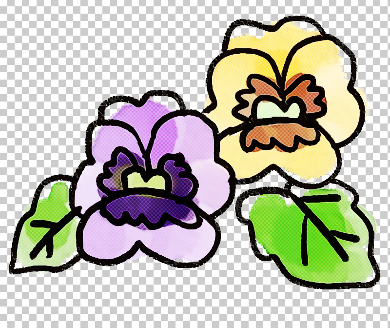 Purple Yellow Pink Cartoon Plant PNG, Clipart, Cartoon, Pink, Plant, Purple, Watercolor Flower Free PNG Download