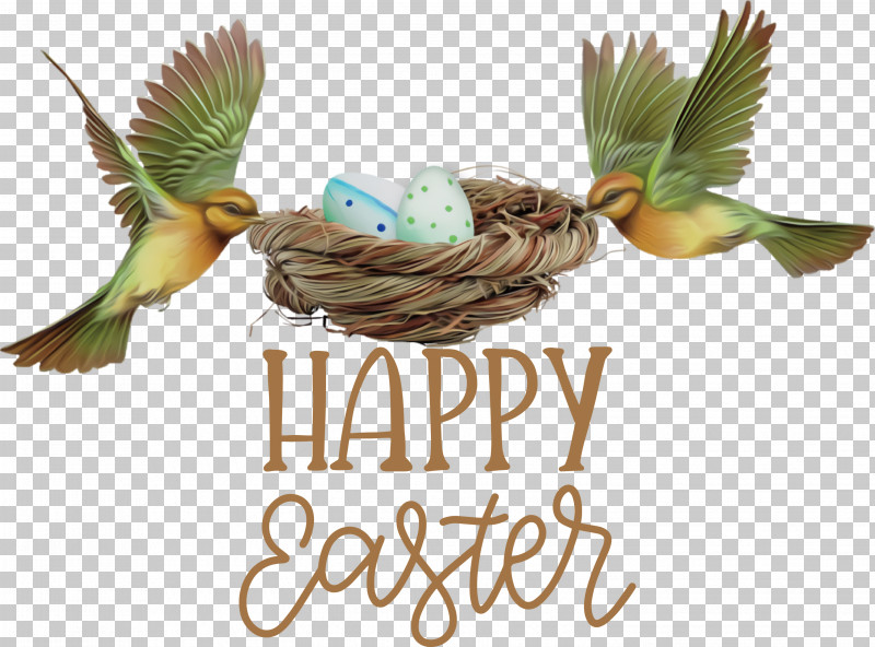 Happy Easter PNG, Clipart, American Robin, Atlantic Canary, Bird Egg, Birds, Domestic Canary Free PNG Download