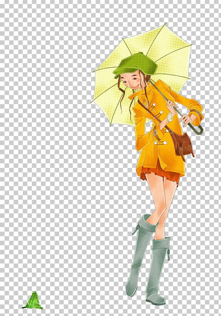Designer Umbrella Illustration PNG, Clipart, Anime Girl, Art, Baby Girl, Clothing, Costume Design Free PNG Download