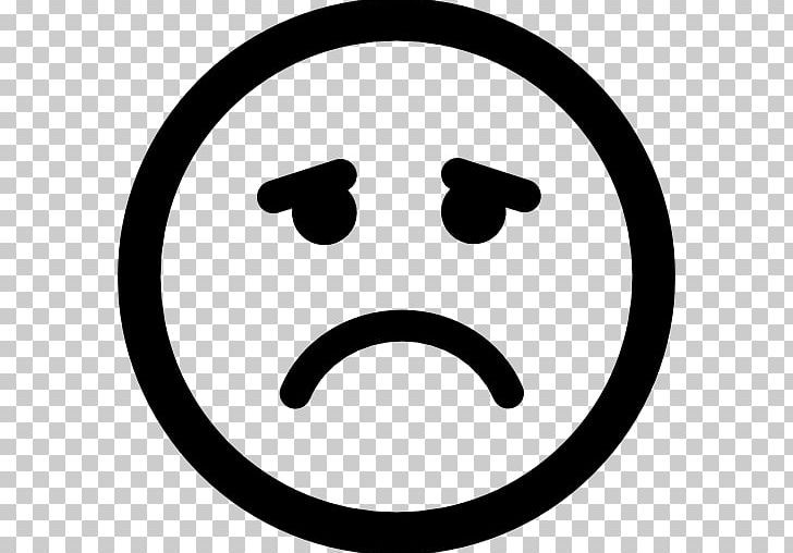 Sadness Computer Icons PNG, Clipart, Black And White, Circle, Computer Icons, Download, Emoticon Free PNG Download