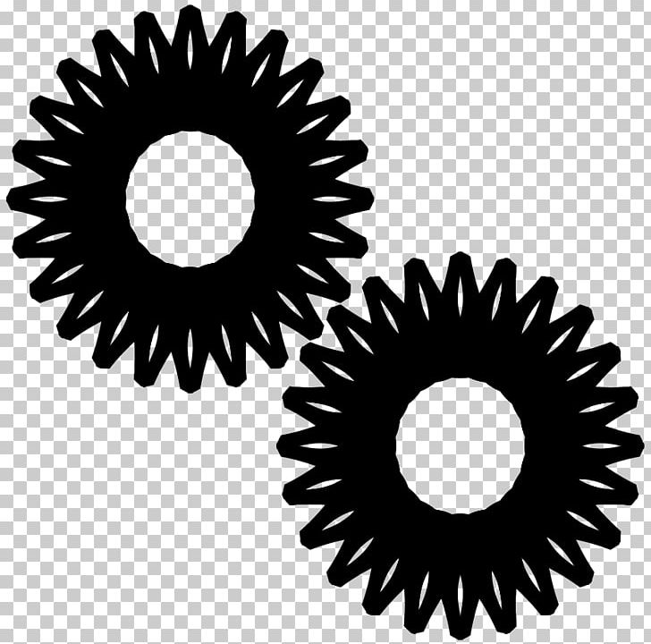 New Year's Day Gear PNG, Clipart, Black And White, Circle, Eye, Flower, Gear Free PNG Download