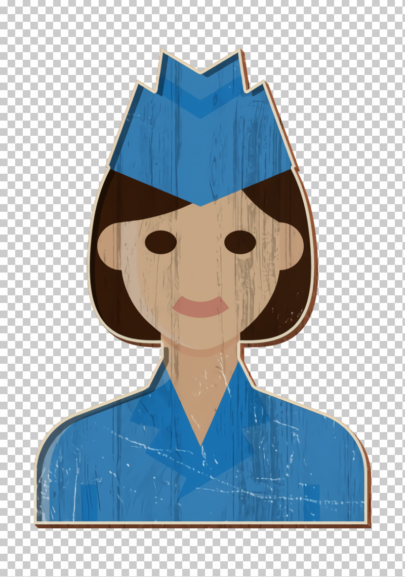 Air Hostess Icon Stewardess Icon Occupation Woman Icon PNG, Clipart, Air Hostess Icon, Blue, Cartoon, Occupation Woman Icon, Stewardess Icon Free PNG Download