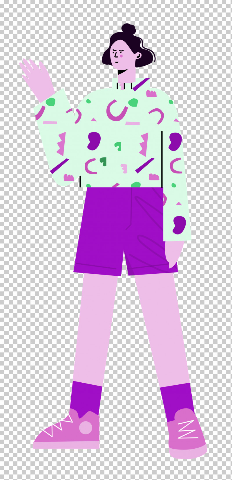 Standing Shorts Woman PNG, Clipart, Character, Costume, Costume Design, Headgear, Male Free PNG Download